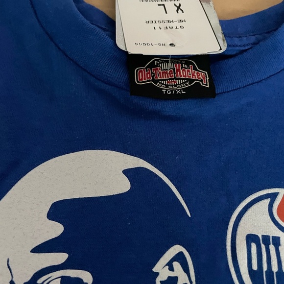 XL Mark Messier Ladies two tone long sleeve t-shirt.  New with tags. - Picture 3 of 5